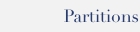 partitions